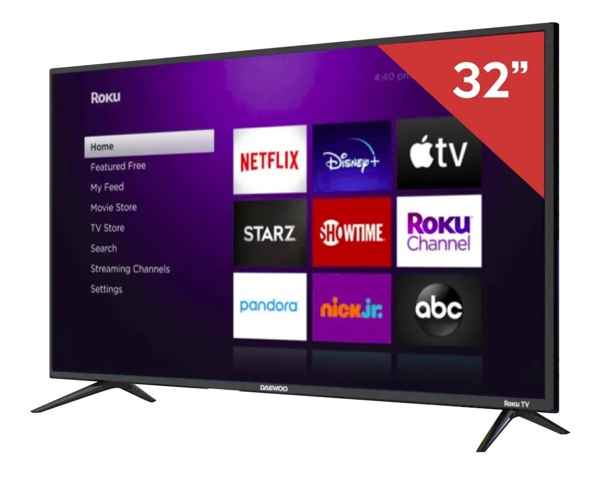 Pantalla Daewoo Led Roku Tv 32 Pulgadas Daw32urf