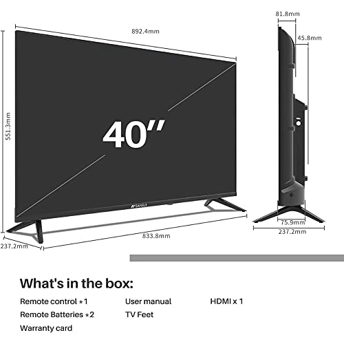 Foto 4 pulgar | Pantalla De 40'' Sansui Fhd Smart Tv