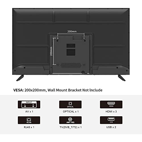 Foto 4 | Pantalla De 40'' Sansui Fhd Smart Tv