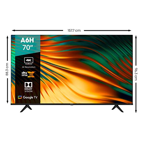 Foto 5 pulgar | Televisor Hisense 70a6h de 70" Uhd Smart Tv color Negro