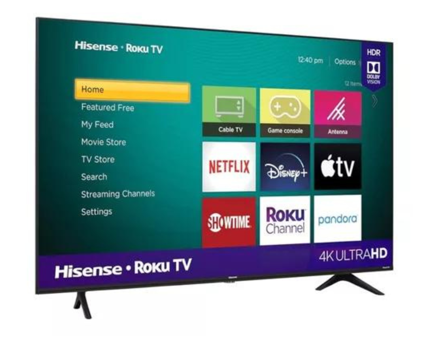 Foto 3 pulgar | Pantalla Hisense 50R6E3 R6 50'' Uhd 4k Smart Tv 120hz Roku Color Negro