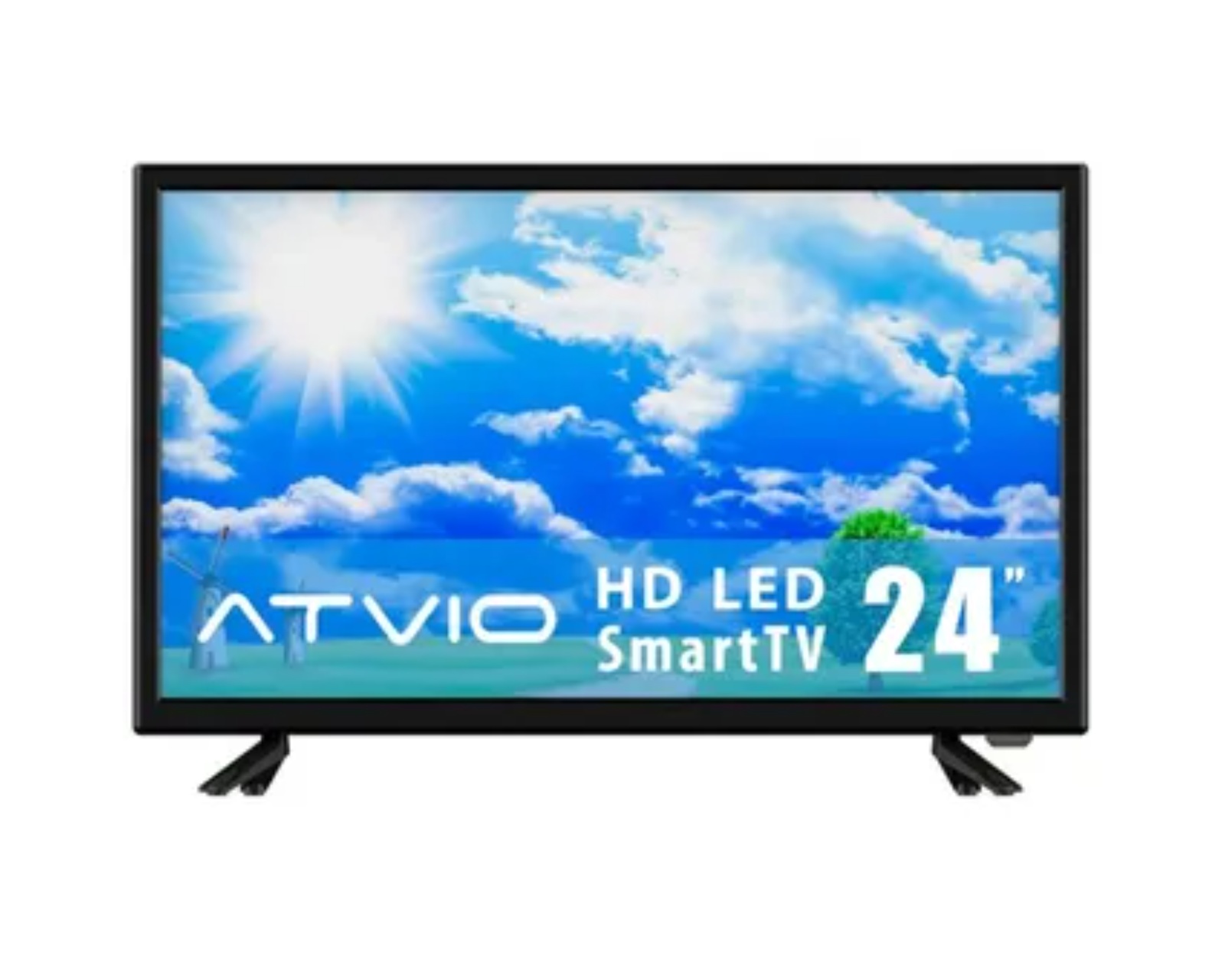 Pantalla Smart Tv Atvio 24 Pulgadas Hdmi Hd Roku Tv