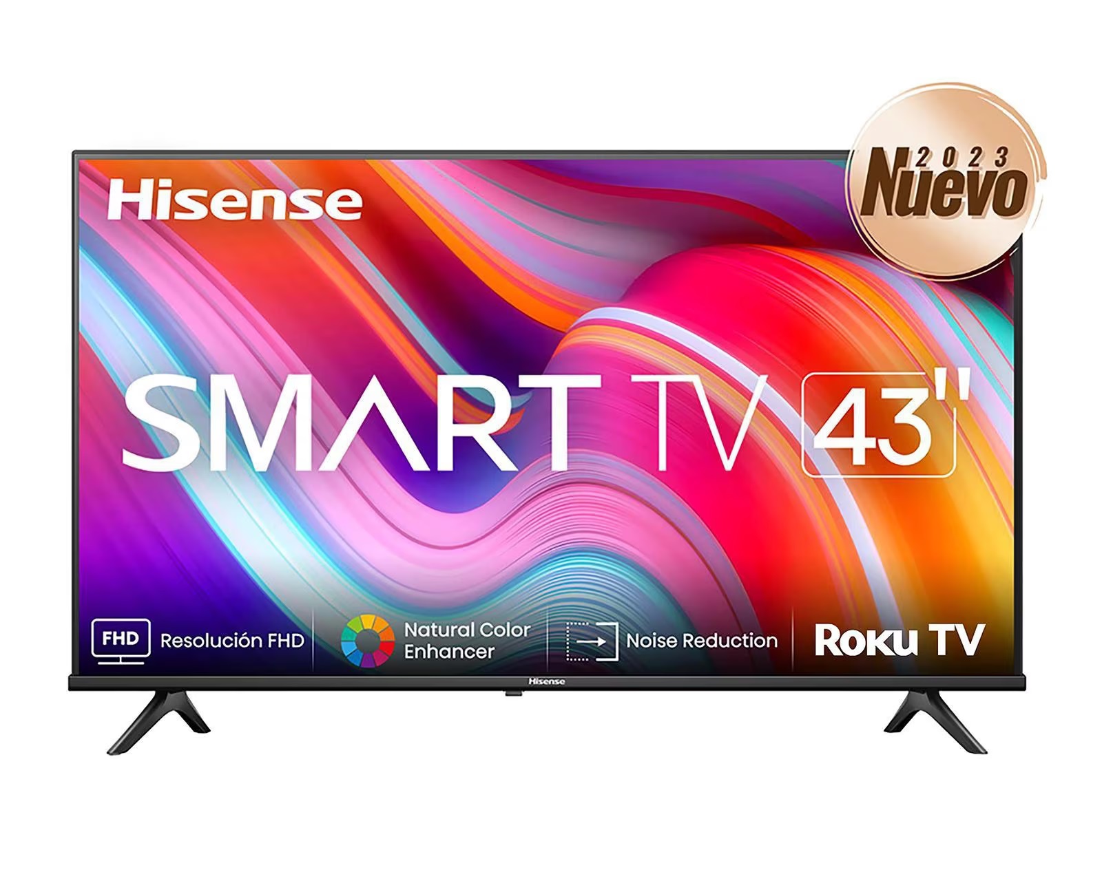 Foto 2 pulgar | Pantalla Hisense Led 43'' Full HD Smart TV 43A4KR