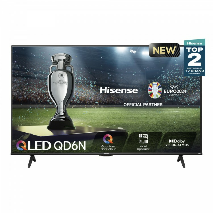 Foto 2 pulgar | Smart Tv Hisense Qled 50qd6n 50'' 4k Ultra HD Negra