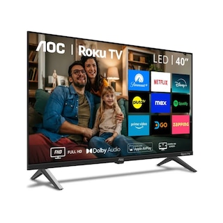 Foto 3 | Pantalla Tv Aoc Roku Tv Led 40 Fhd Smart Tv 40s5045
