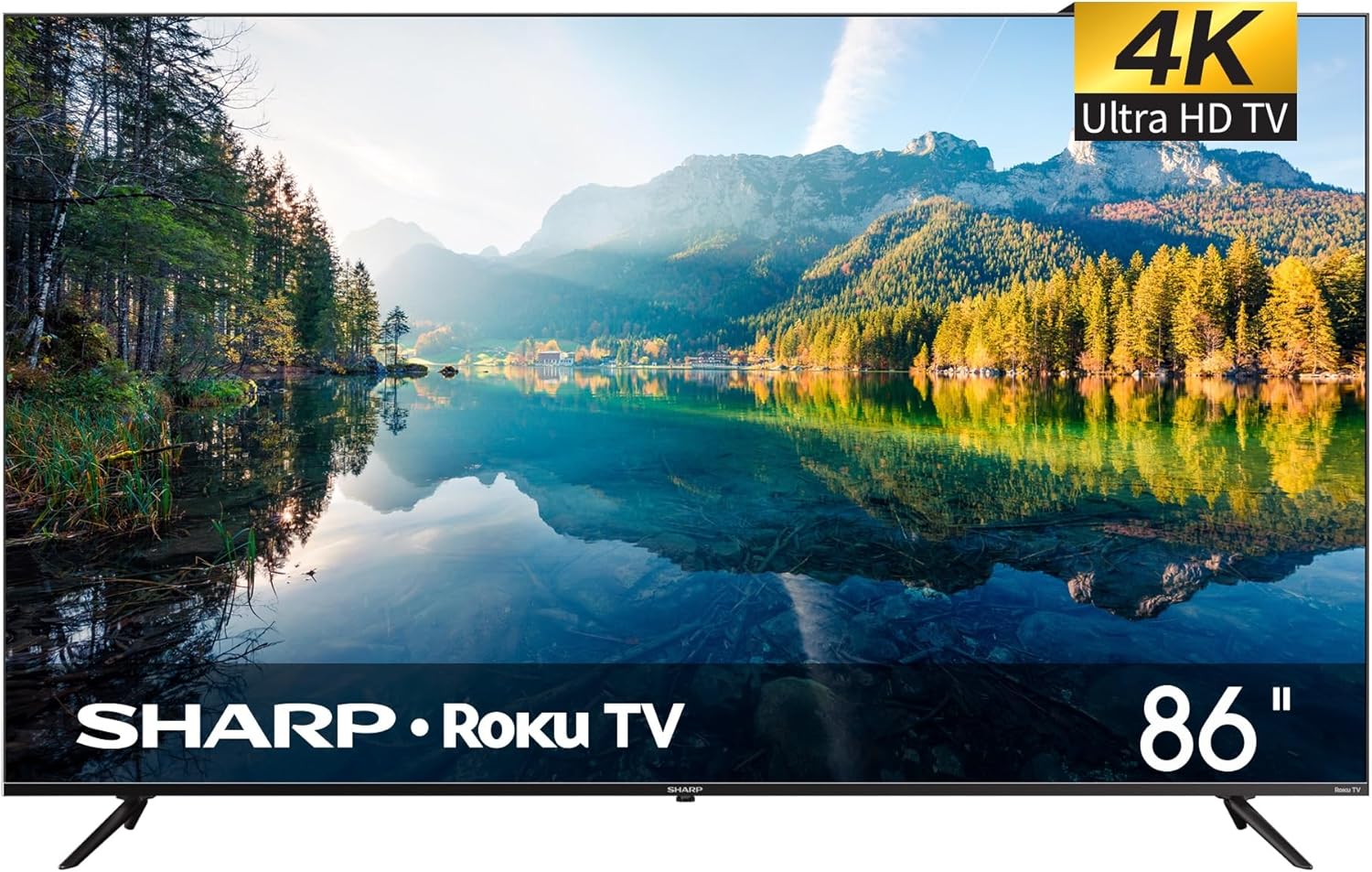 Foto 3 pulgar | TV Sharp 86 Pulgadas Roku 4k Ultra Hd Smart Tv Led 4t-c86el8ur