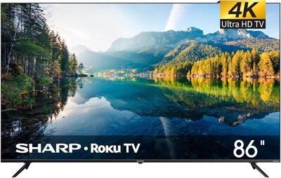 Foto 2 | TV Sharp 86 Pulgadas Roku 4k Ultra Hd Smart Tv Led 4t-c86el8ur