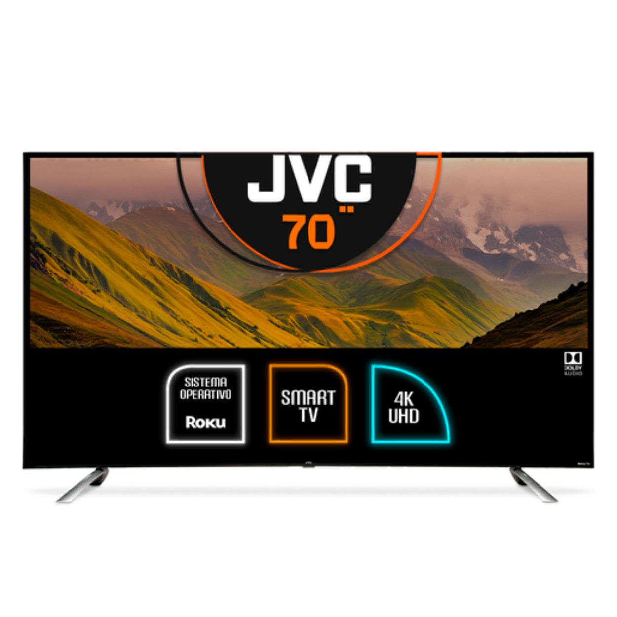 Pantalla 70" Jvc Smart Tv Roku