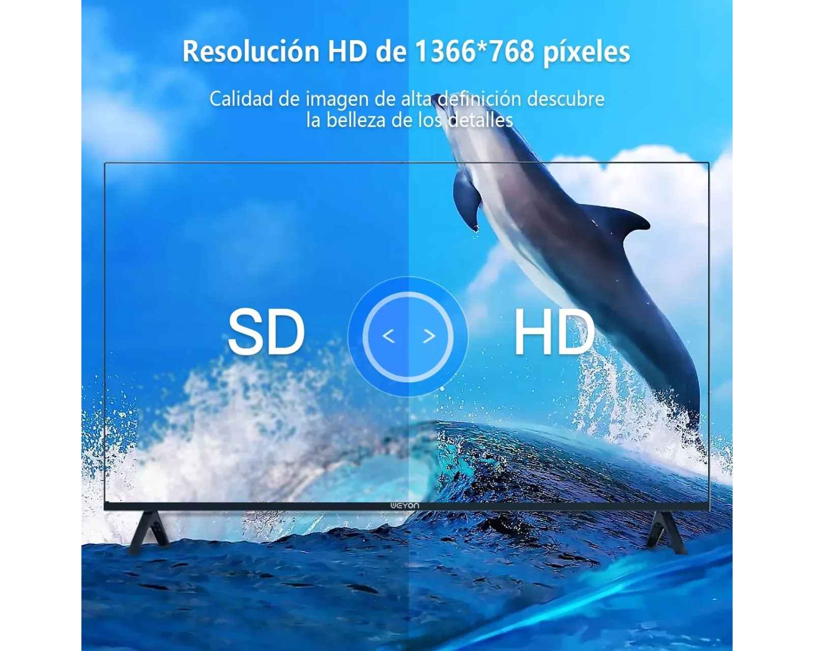 Foto 5 pulgar | Smart Tv Pantalla 32 Pulgadas Weyon Hd Led Android Tv 32wdsnmx