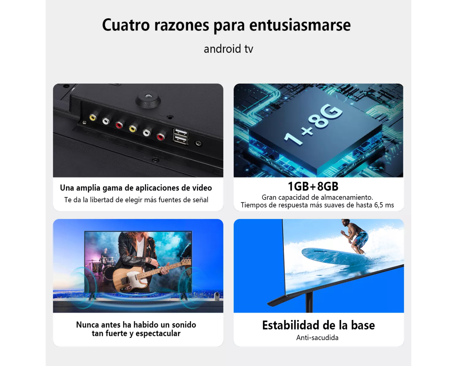 Foto 6 pulgar | Smart Tv Pantalla 32 Pulgadas Weyon Hd Led Android Tv 32wdsnmx