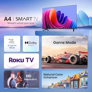 Foto 4 | Televisor Inteligente Hisense 32A4HNR 32 Pulgadas HD 720p Roku con Alexa 2024 - Venta Internacional
