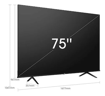 Foto 2 | Pantalla Hisense 75'' Uhd 4k Negro