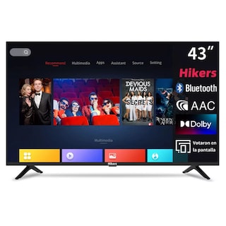 Foto 1 | Pantalla Smart Tv Hikers 43 Pulgadas Hk43mx01