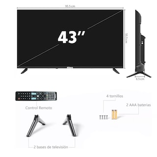 Foto 4 | Pantalla Smart Tv Hikers 43 Pulgadas Hk43mx01
