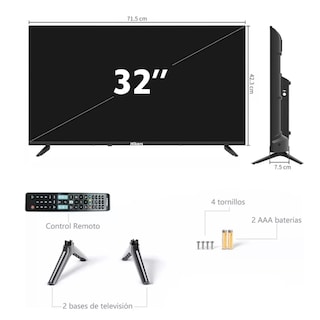 Foto 3 | Pantalla Smart Tv Hikers 32 Pulgadas Hk32dmx01