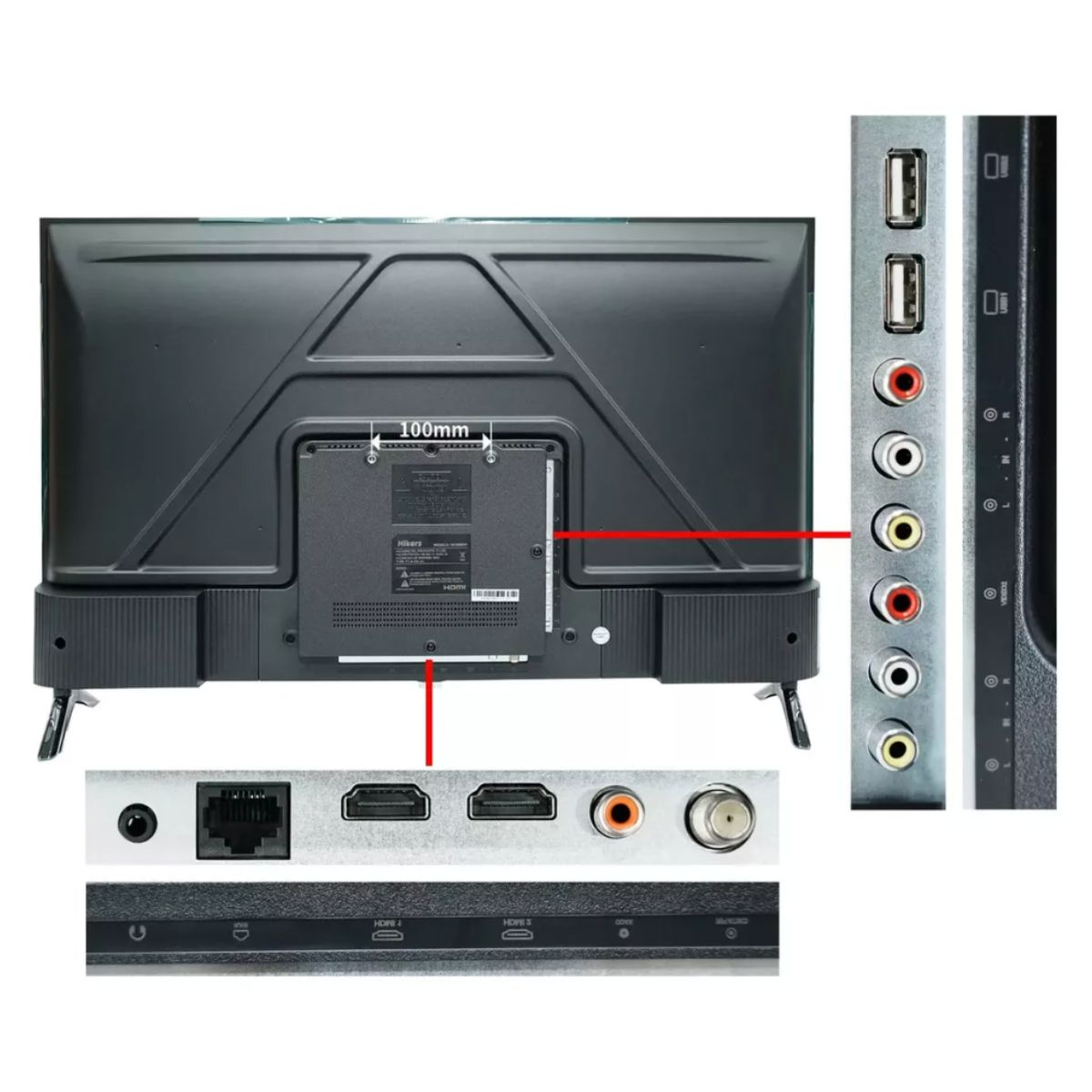 Foto 5 pulgar | Pantalla Smart Tv Hikers 32 Pulgadas Hk32dmx01