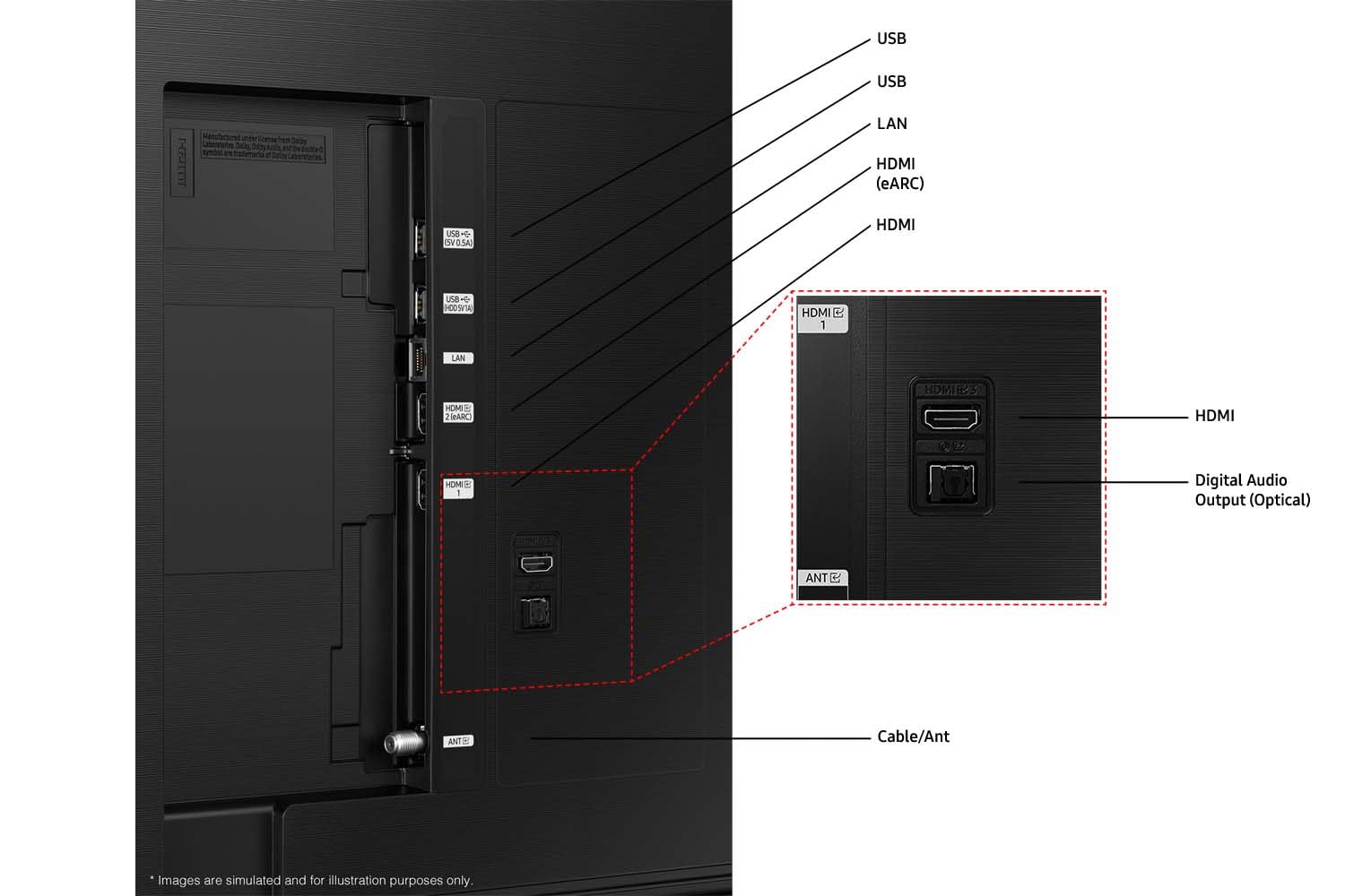 Foto 6 | Televisor Inteligente Samsung 4k Crystal Uhd Du8000 De 50 Pulgadas Con Alexa - Venta Internacional.