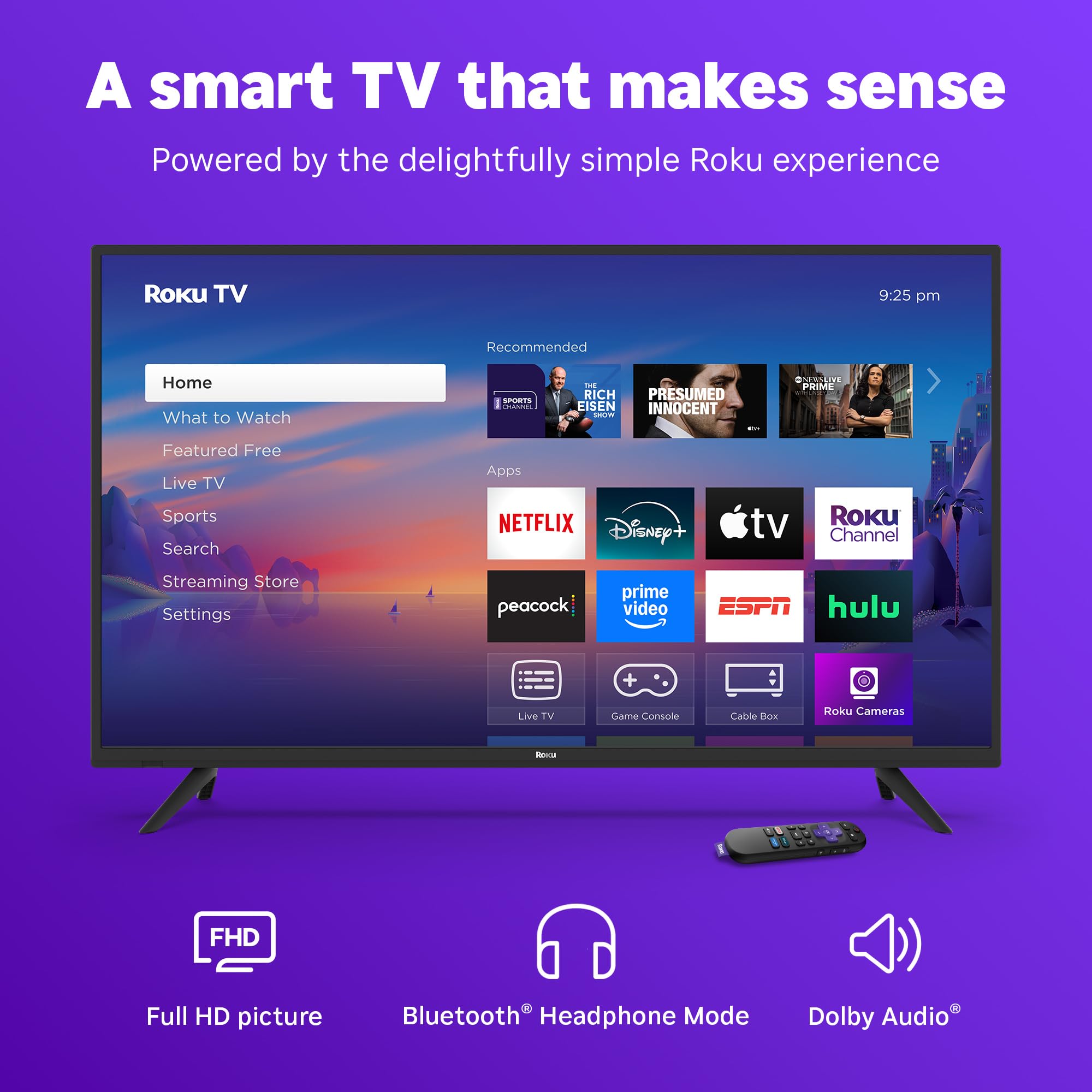 Foto 4 pulgar | Televisor Inteligente Roku Select Series 2025 De 40 Pulgadas Y 1080p Full Hd - Venta Internacional.