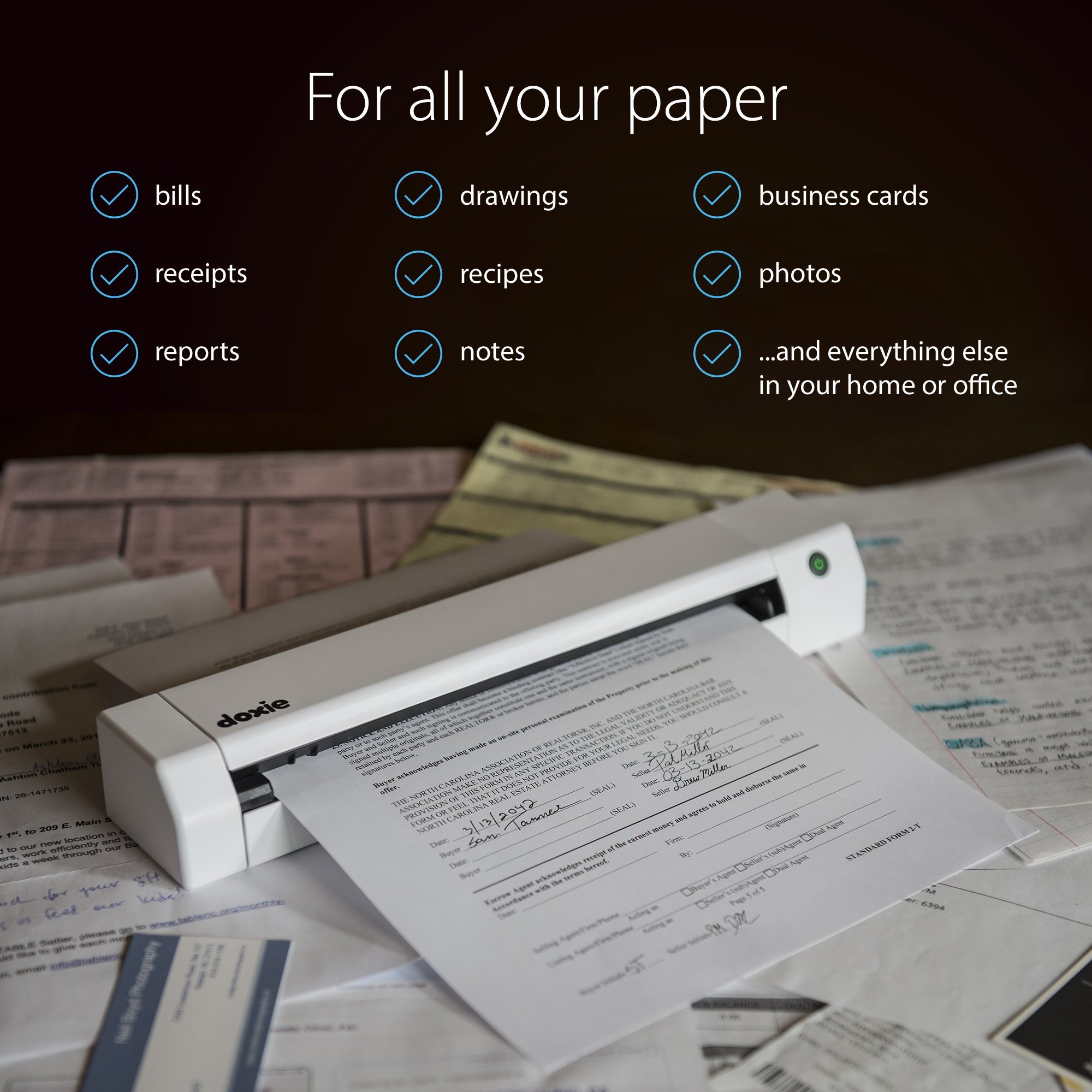Foto 3 | Escáner De Documentos Portátil Doxie Go Se Con Batería Recargable - Venta Internacional.