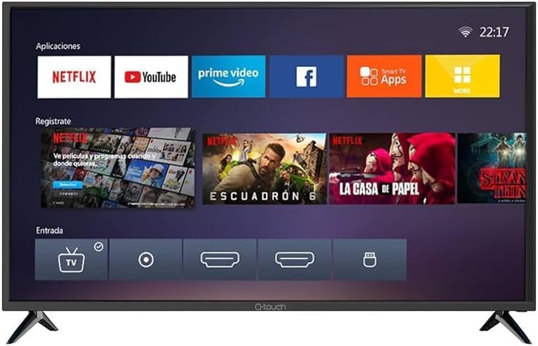 Foto 2 pulgar | Smart Tv Q-touch 32” Hd Led Con Wifi  Hdmi Y Usb | Compatible Con Netflix Y Youtube