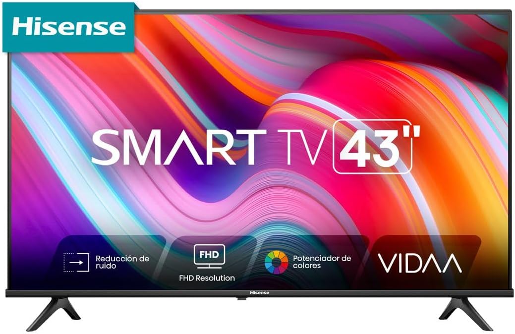 Hisense Televisión Pantalla 43 Pulgadas Smart Tv Fhd 43a43kv