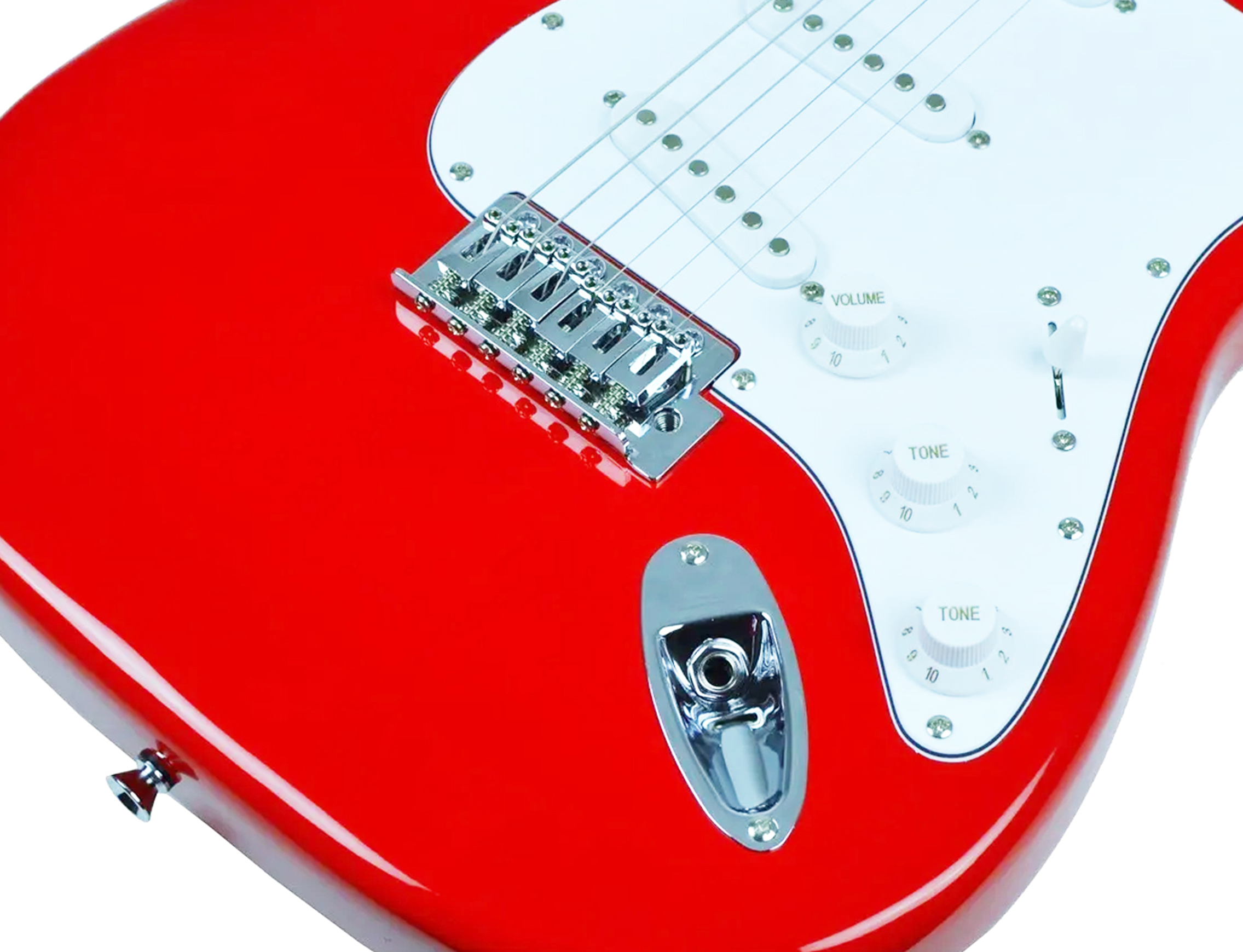 Foto 4 pulgar | Guitarra Eléctrica Deviser L-G1 RD color Rojo con Funda