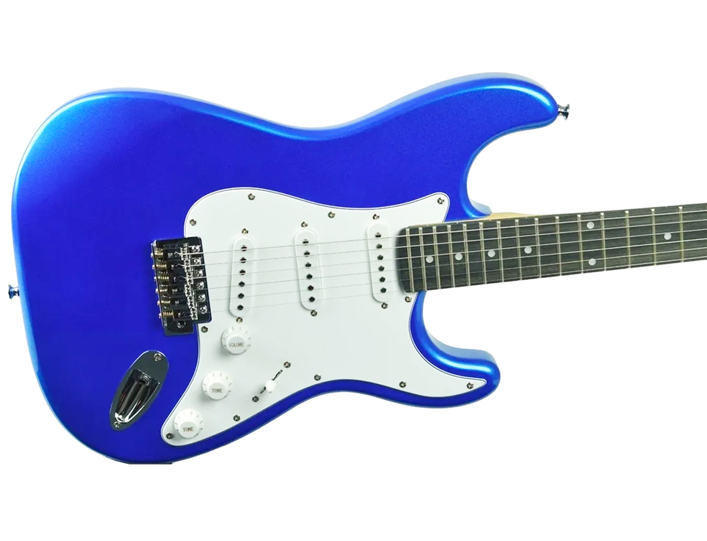 Foto 3 pulgar | Guitarra Eléctrica Deviser L-g1 Mbl C/funda Azul