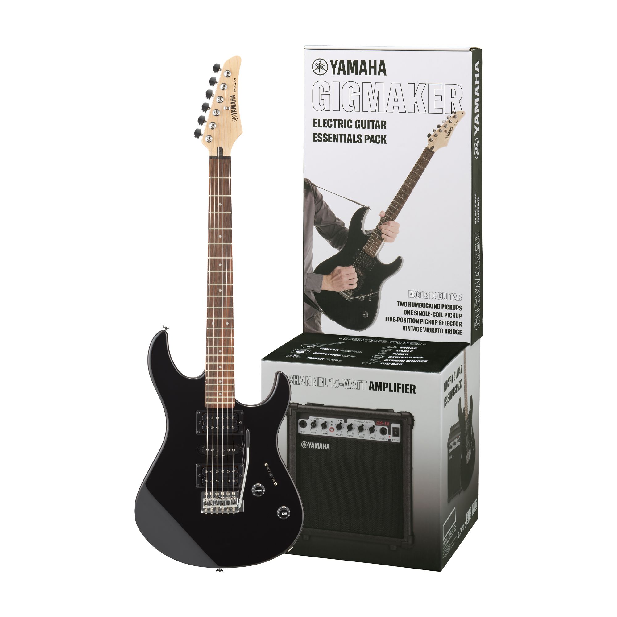 Guitarra Eléctrica Yamaha Erg121gpiibl color Negro