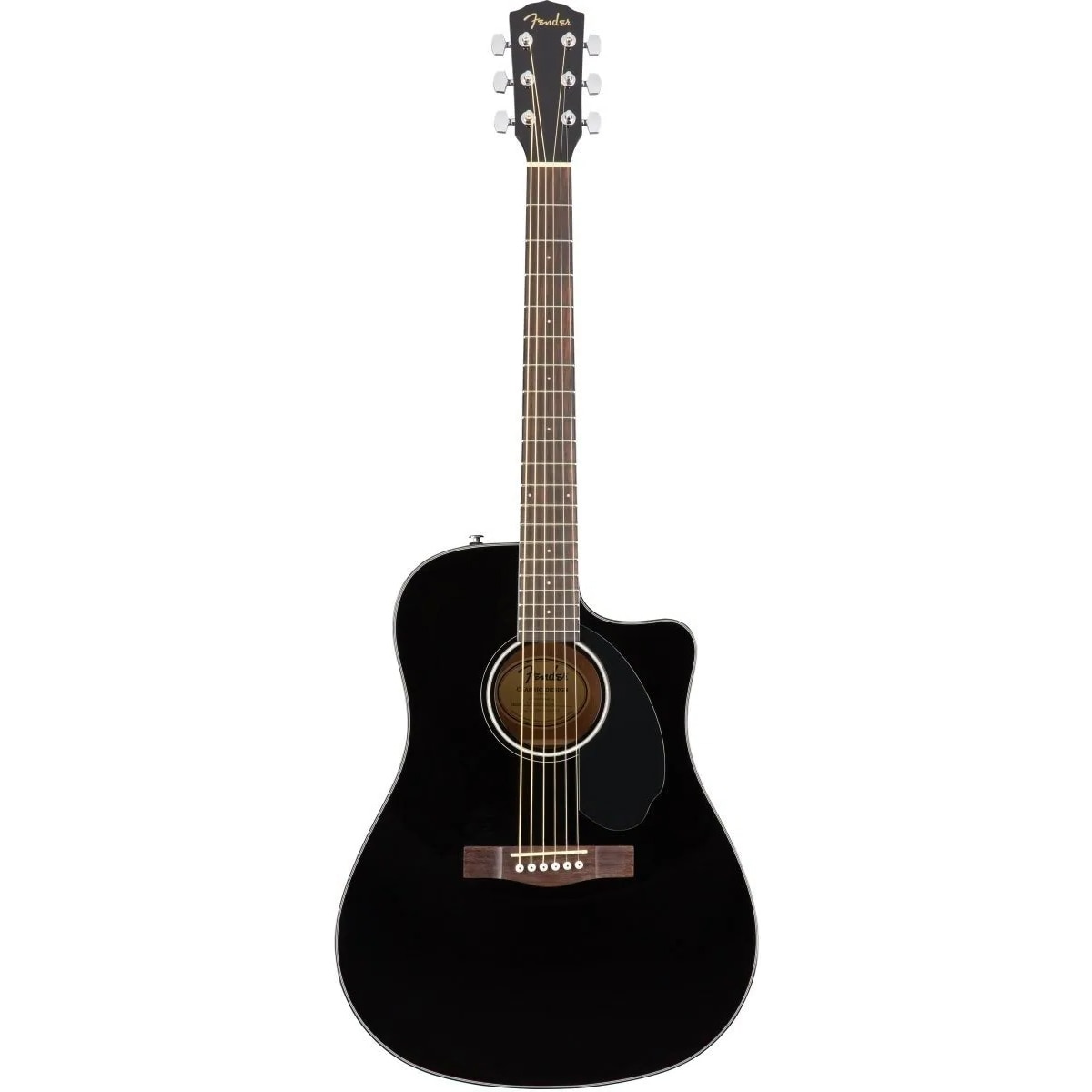 Guitarra Electroacústica Fender Cd-60sce color Negro $6,499