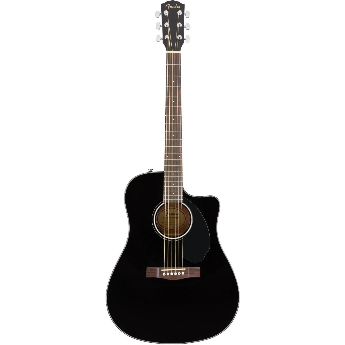 Guitarra Electroacústica Fender Cd-60sce color Negro