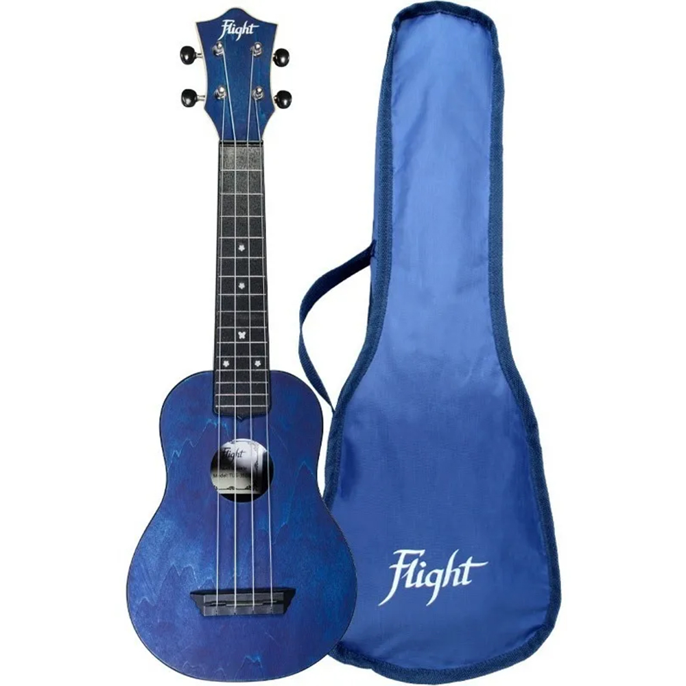 Foto 2 pulgar | Ukulele Acústico Flight Tus35 Soprano con Funda color Azul