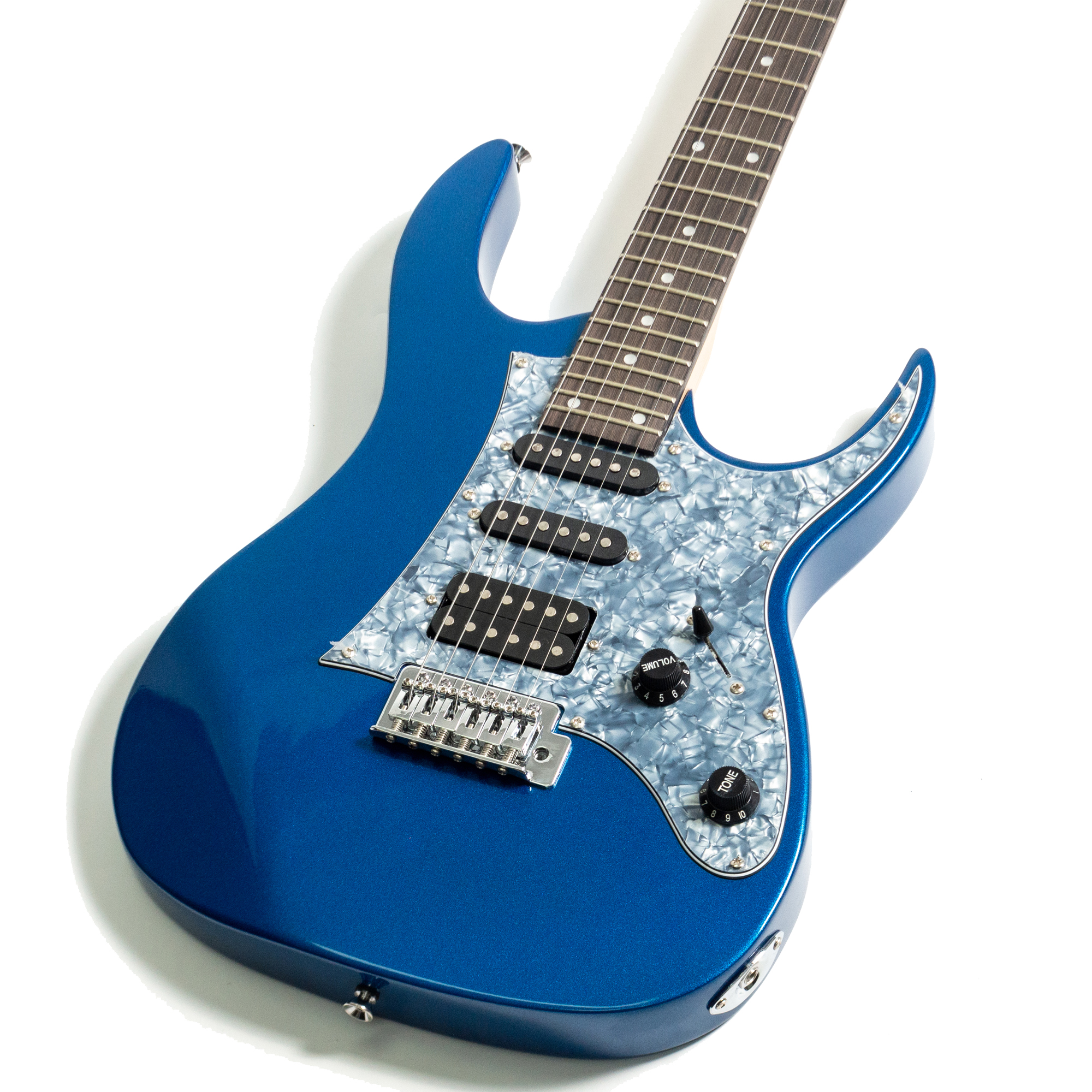 Foto 4 pulgar | Guitarra Eléctrica Deviser L-g3 color Azul Marino Acabado Gloss