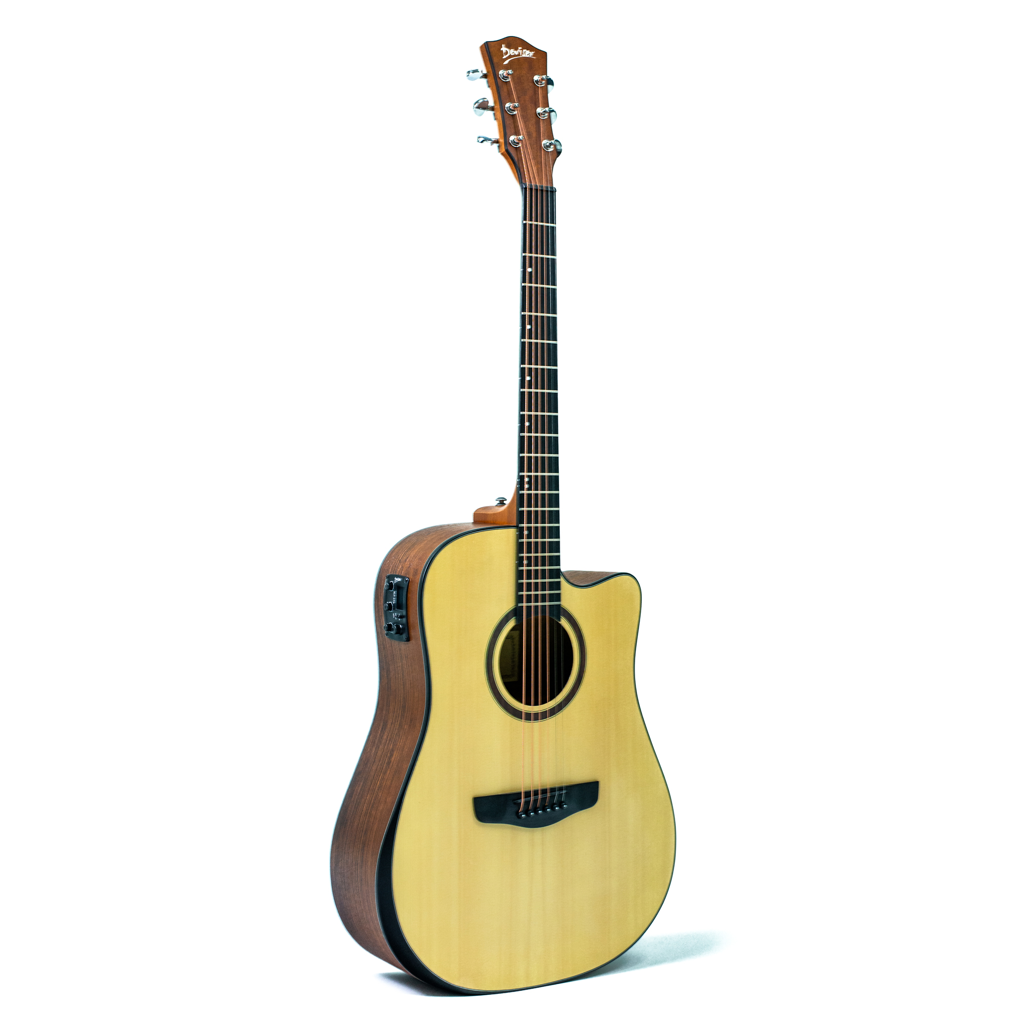 Guitarra Electroacústica Deviser Ls-570 Natural con Funda