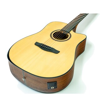 Foto 3 | Guitarra Electroacústica Deviser Ls-570 Natural con Funda