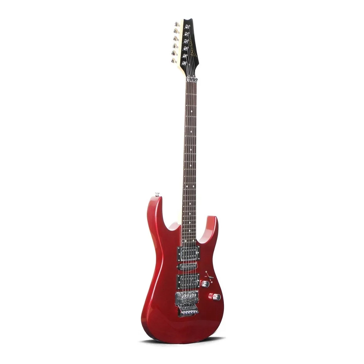 Guitarra Eléctrica Deviser L-G5MRD color Rojo Floyd Rose