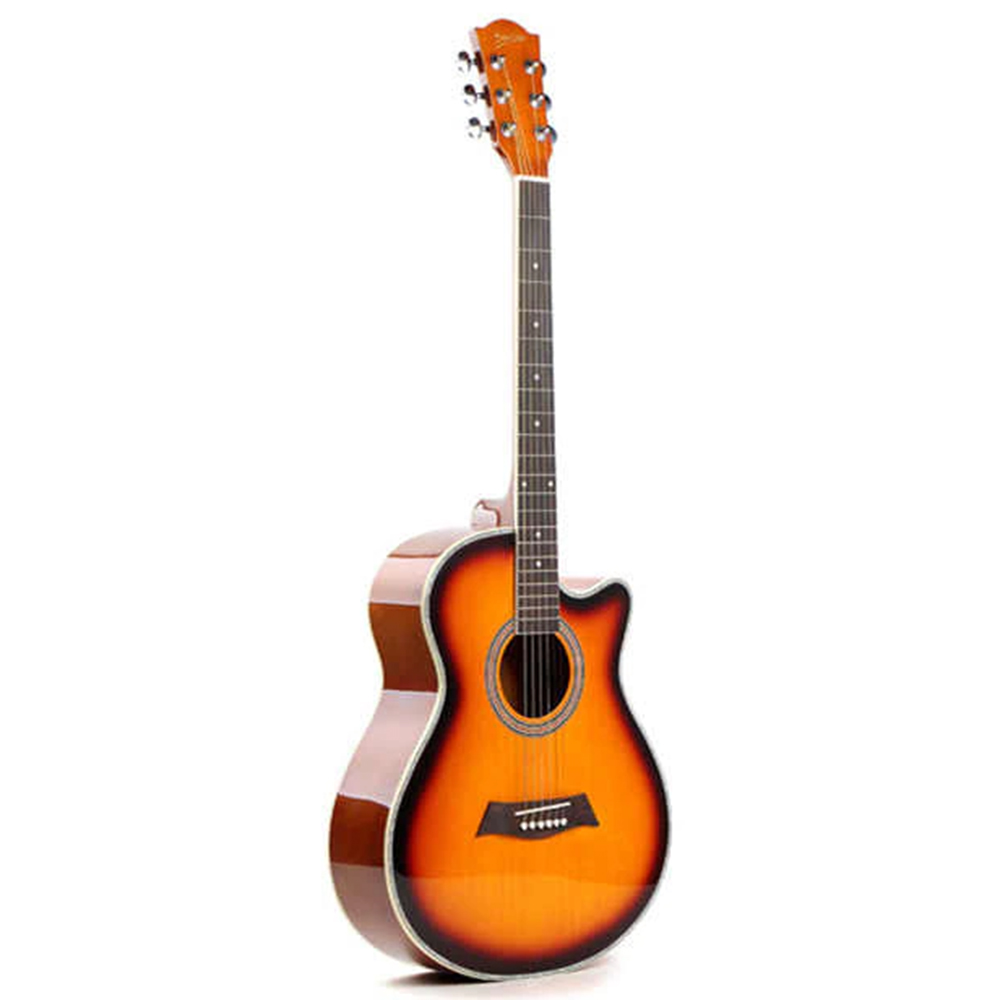 Guitarra Electroacústica Deviser  L-706sb Sombreada con Funda Multicolor