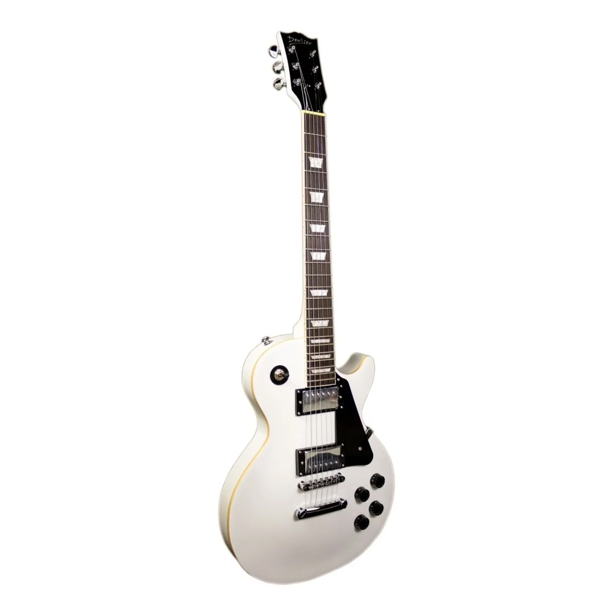 Guitarra Eléctrica Deviser L-g9wh color Blanco Les Paul