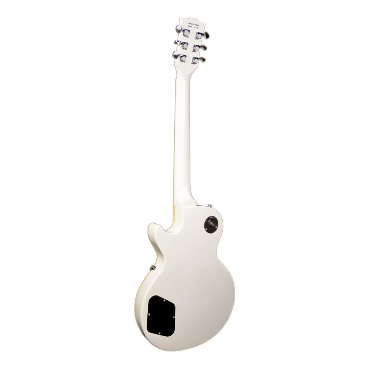 Foto 3 pulgar | Guitarra Eléctrica Deviser L-g9wh color Blanco Les Paul