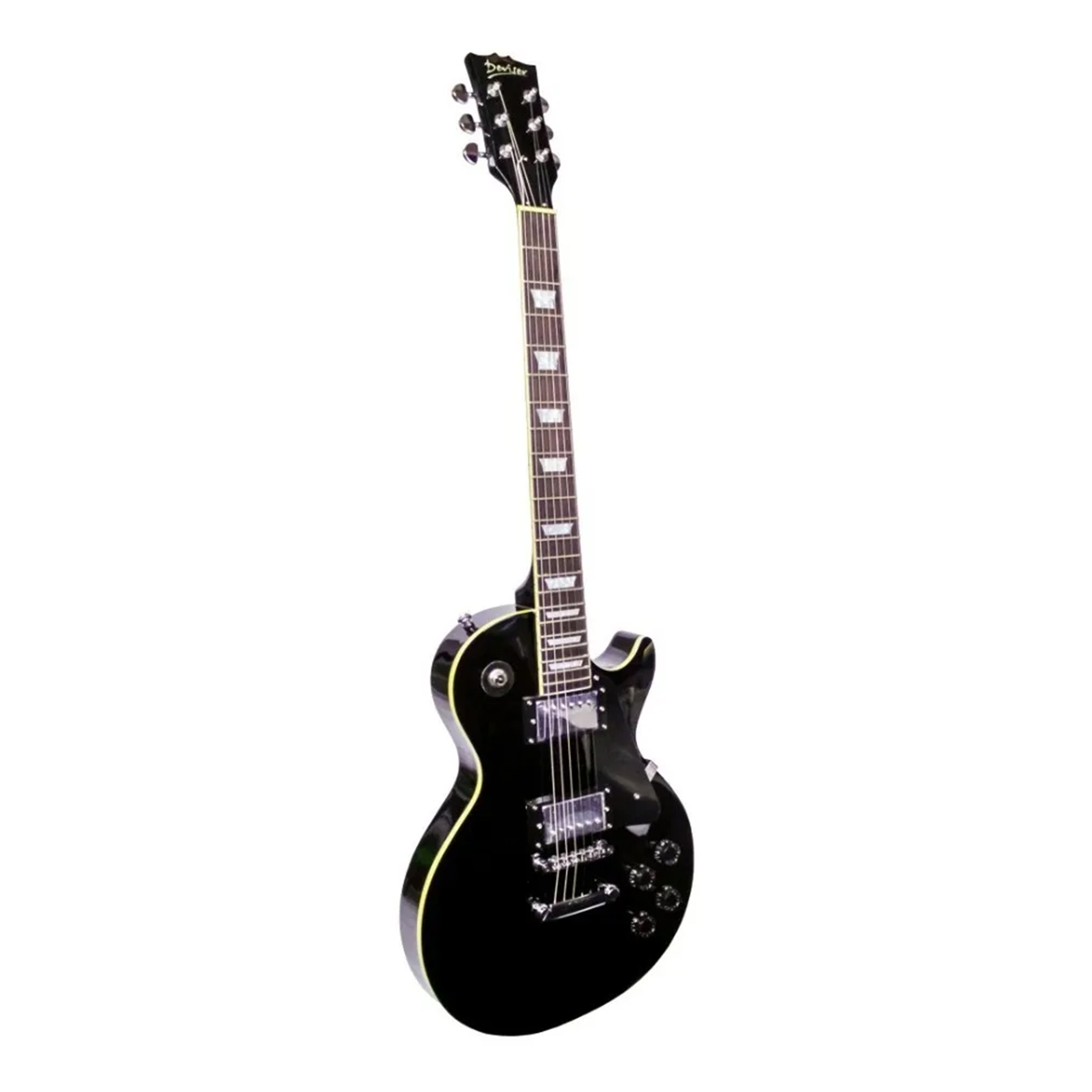 Guitarra Eléctrica Deviser L-g9bk color Negro Les Paul