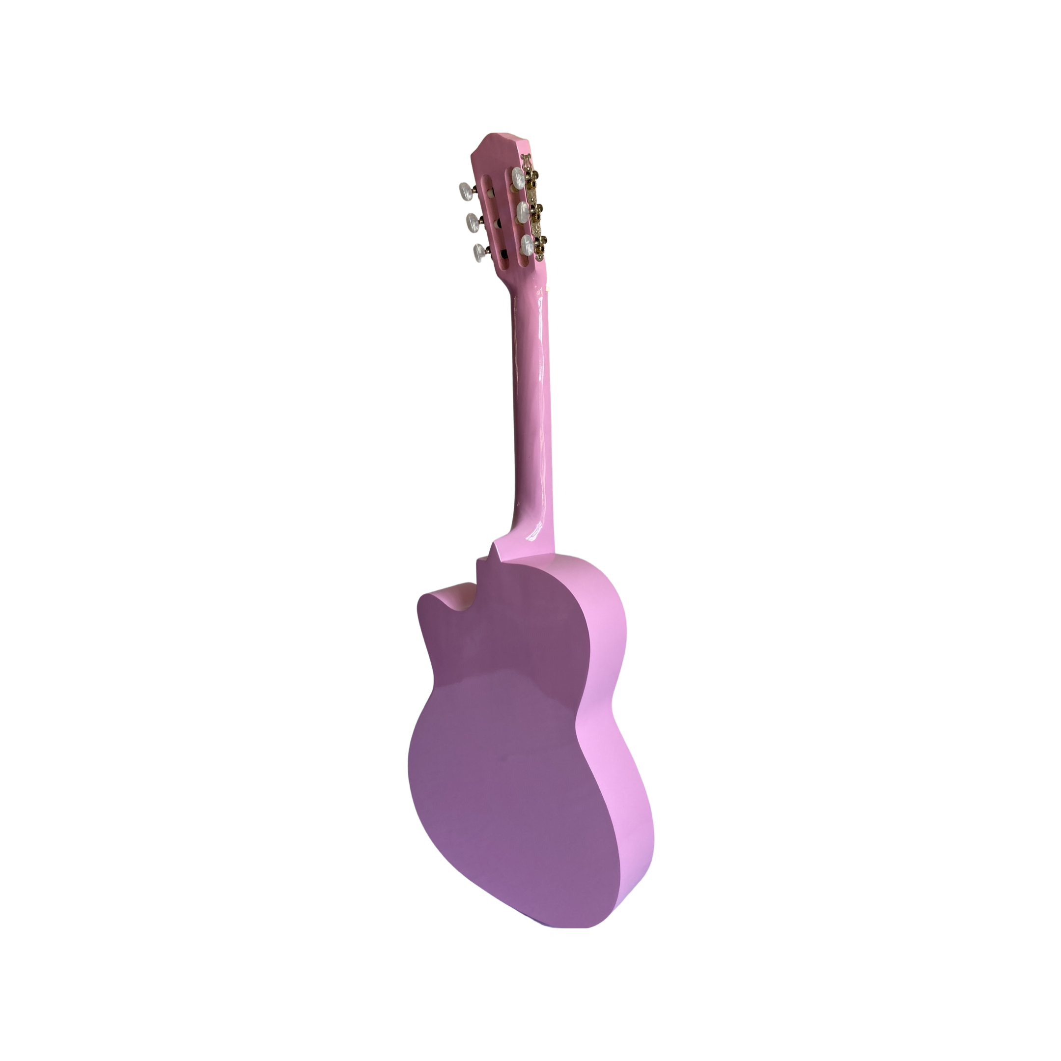 Foto 4 pulgar | Guitarra Acústica Curva Ocelotl Crvitality color Rosa