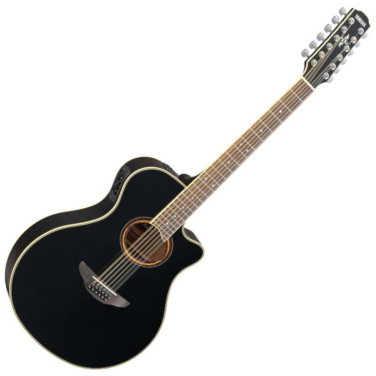 Guitarra Yamaha Docerola Eléctroacustica Modelo Apx700ii-12bl