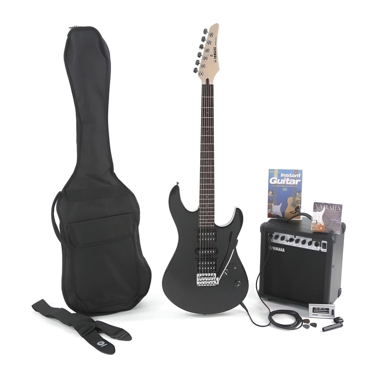 Foto 2 | Paquete de Guitarra Eléctrica con Amplificador Yamaha Erg121gpiibl color Negro