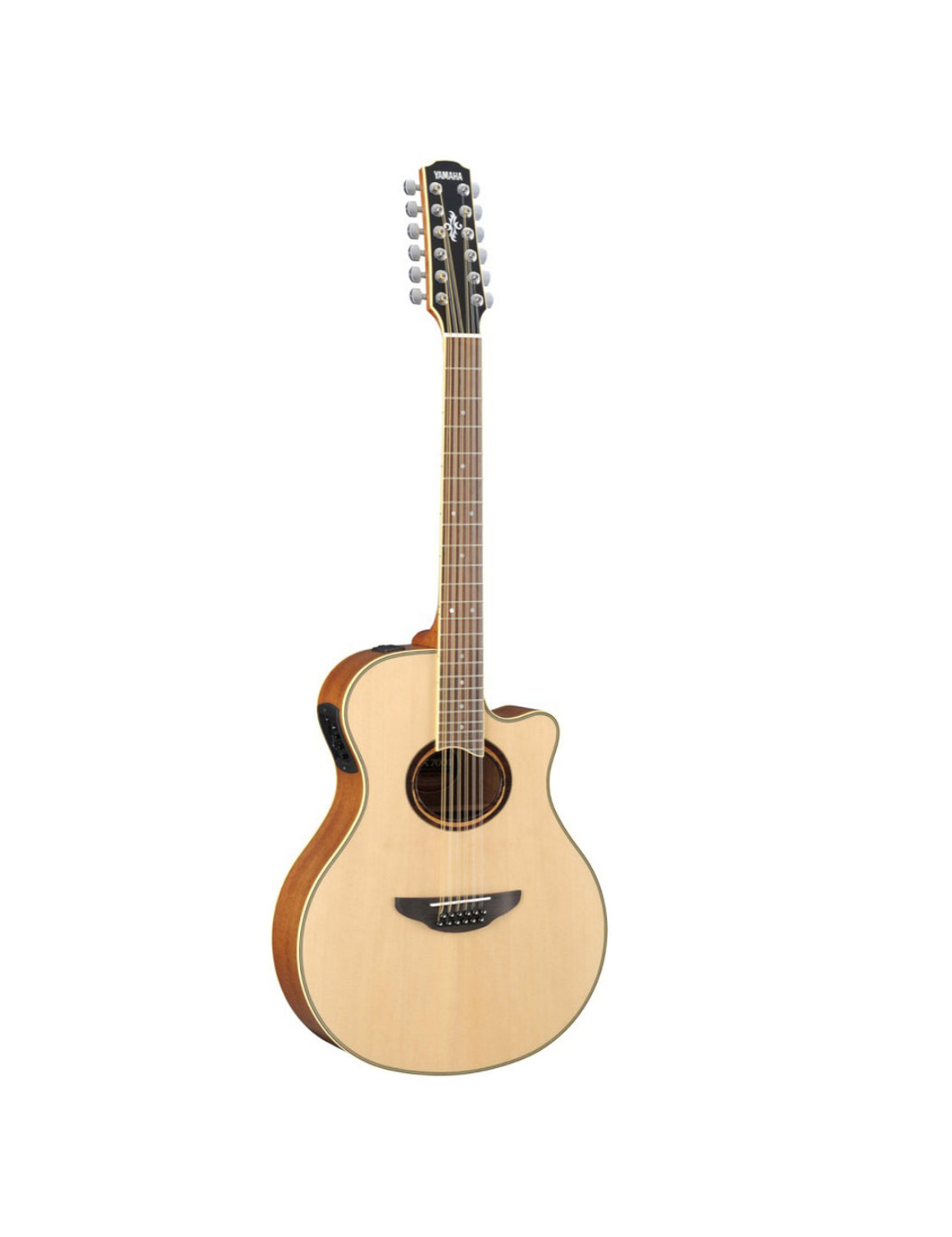 Guitarra Electroacústica Yamaha Apx700ii-12nt de 12 Cuerdas color Beige