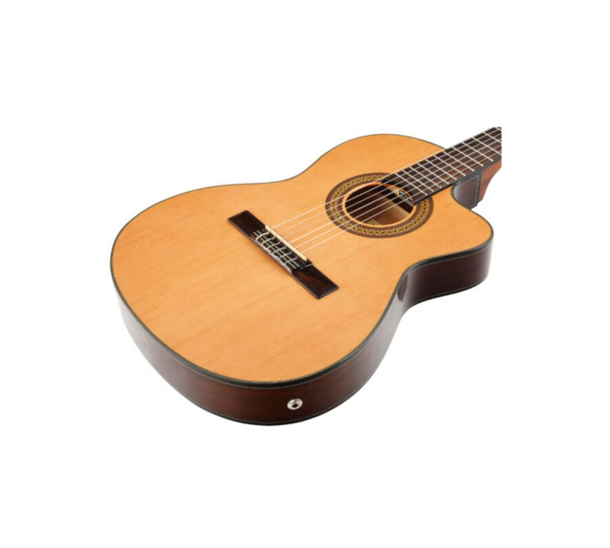 Foto 4 pulgar | Guitarra Electroacústica Ibanez GA5TCE-AM color Beige