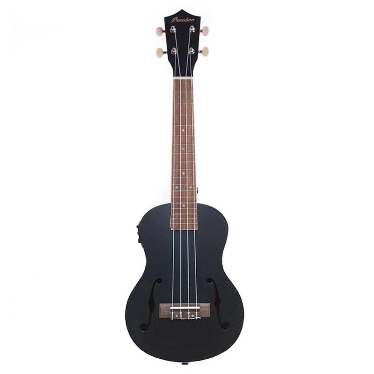 Foto 3 pulgar | Ukelele Electroacústico Bamboo U-23-vio-q-bk Cuerpo de Linden color Negro con Funda