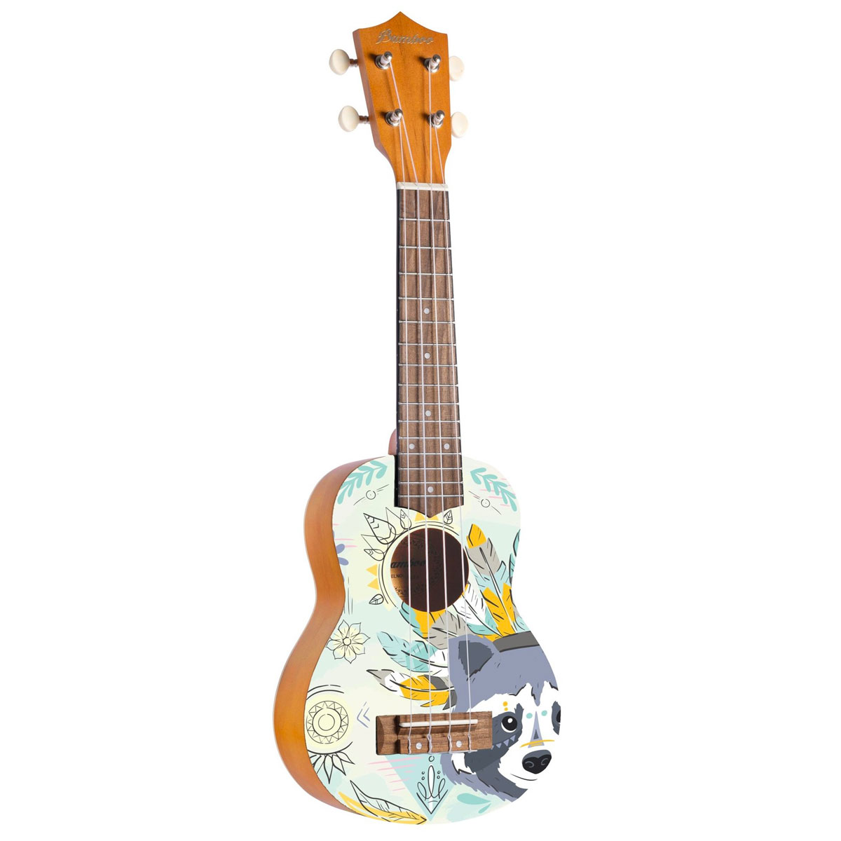 Ukelele Bamboo Soprano de Estudio U-21-BOHO Incluye Funda