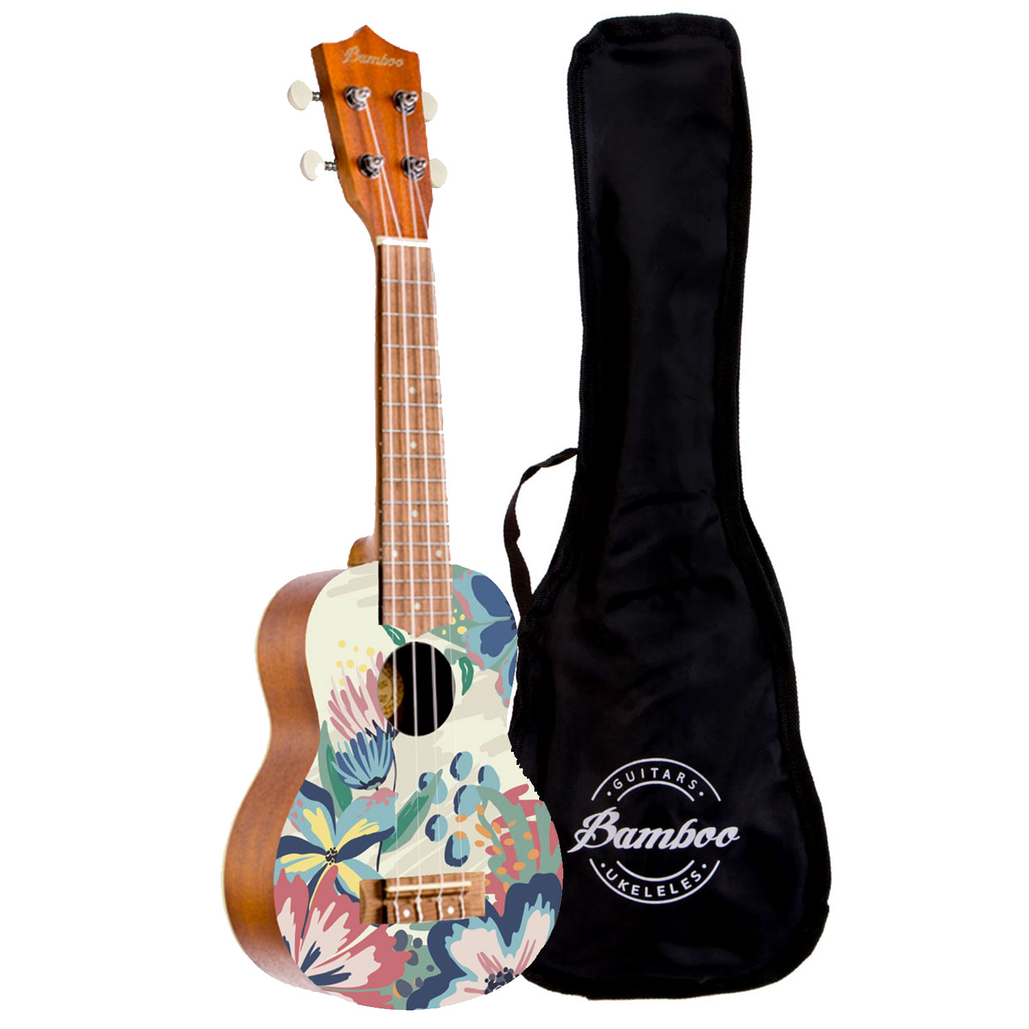 Ukulele Bamboo U21honolulu con Funda
