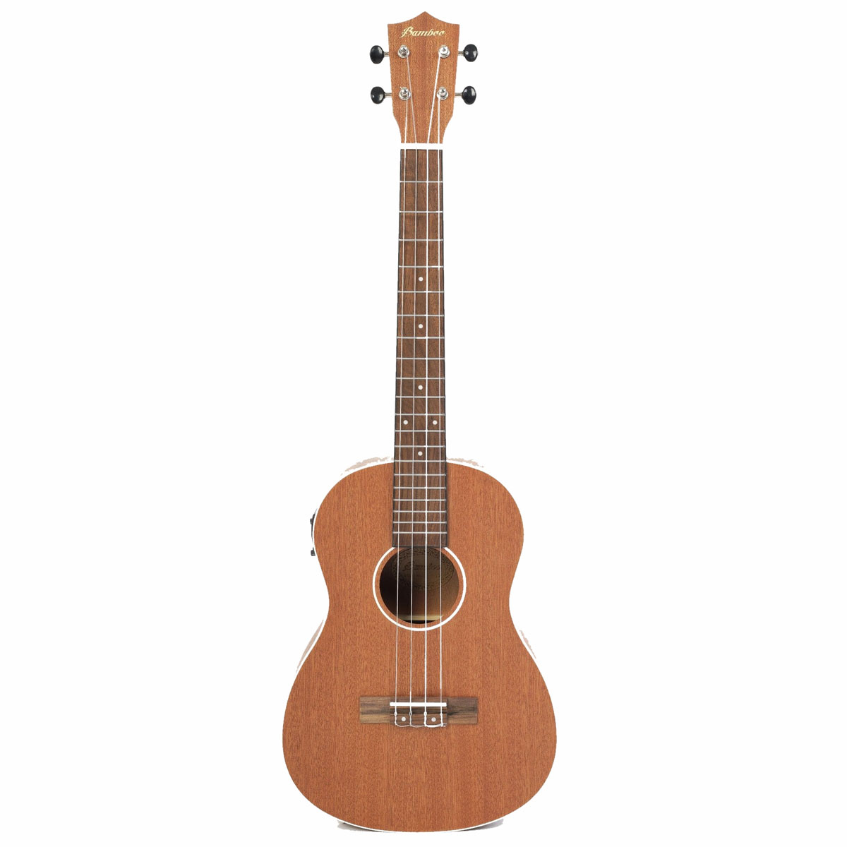 Foto 1 | Ukelele Electroacústico Barítono de Estudio Bamboo U-30 Sapele Q Cuerpo de Sapele Natural con Funda Incluida