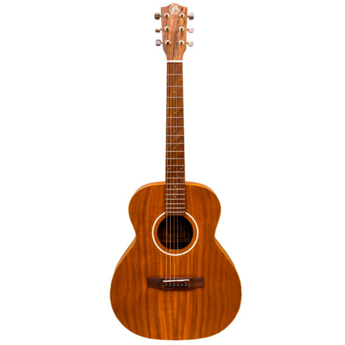 Guitarra Acústica 38'' Bamboo Ga-38-maho Cuerdas de Acero Cuerpo de Caoba con Funda Incluida Acabado Natural