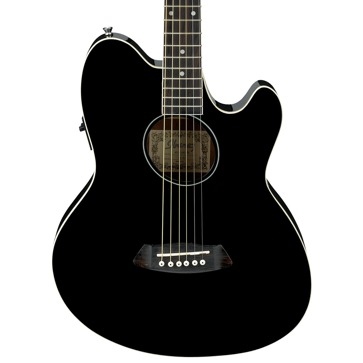 Foto 3 pulgar | Guitarra Electroacústica Ibanez color Negro Tcy10b Tcy10e-bk